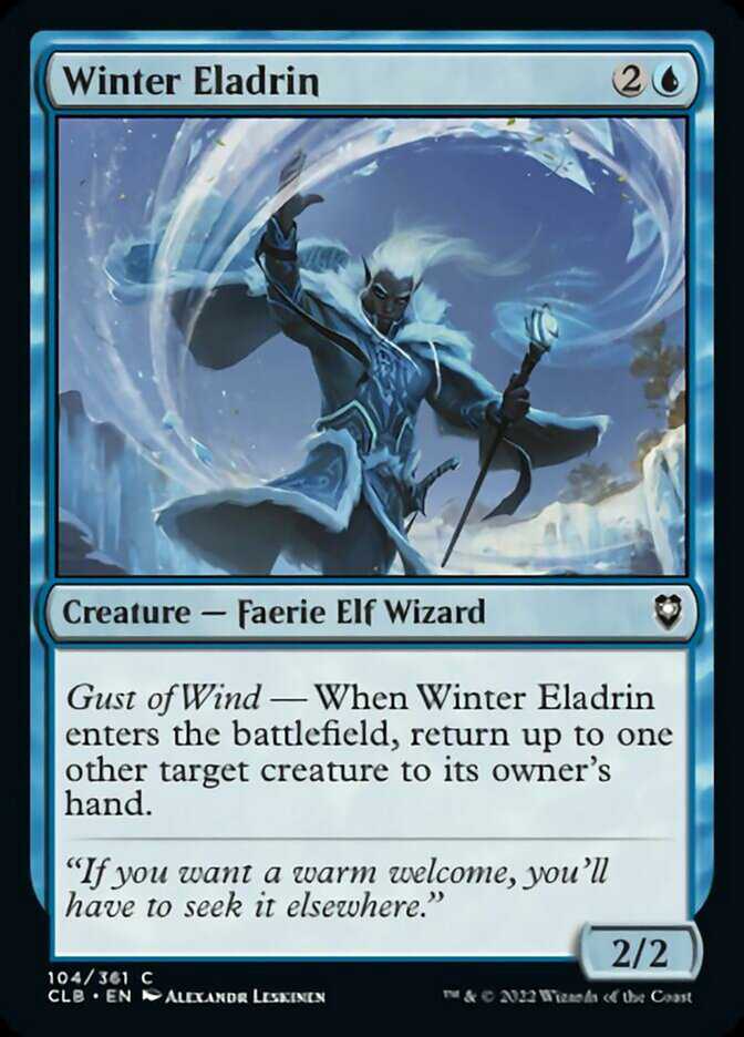 Eladrin Invernal / Winter Eladrin